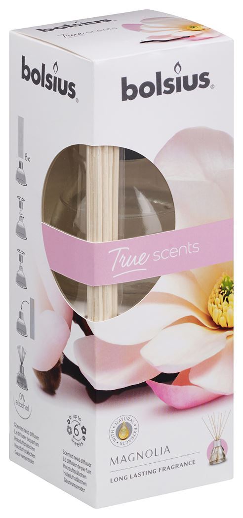 Magnolia Fragrance Diffuser - BOLSIUS TRUE SCENTS 45ML