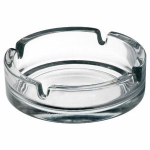 Square Glass Ashtray JL1016 - Elegant & Durable Smoking Accessory