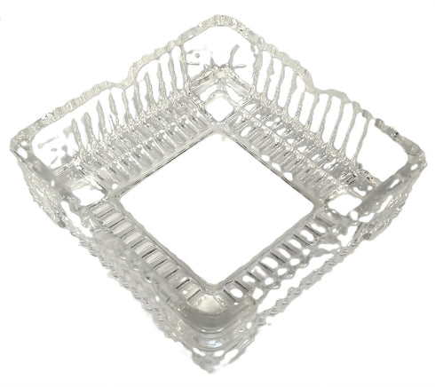 Square Glass Ashtray JL1016 - Elegant & Durable Smoking Accessory