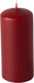 PACK OF 10 BORDEAUX / BURGANDY PILLAR CANDLES 50 X 100 MM. PS17914