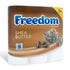 FREEDOM 3 PLY TOILET ROLLS SHEA BUTTER PACK OF 5 X 9 ROLLS. F0905T3NSBN01 FRT39SH