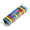 Sponge Scourers Pack - DUZZIT Multi Coloured 10/PK 00033-40