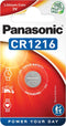 CR1216 Coin Battery - Panasonic 3V Lithium Cell | PANACR1216
