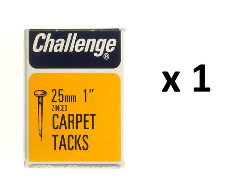 Carpet Tacks 25mm - Zinc Plated for Durability | FS11404