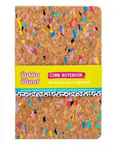 PUKKA PLANET A5 CORK SOFTCOVER NOTEBOOK 160 PAGES. 9855-SPP