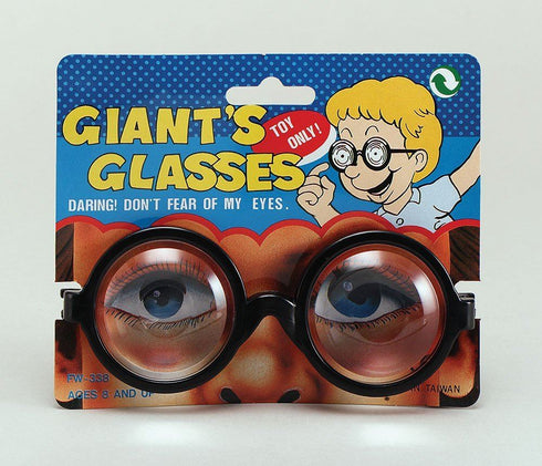 Giant Geek Glasses - Novelty School Fancy Dress Accessory N69025