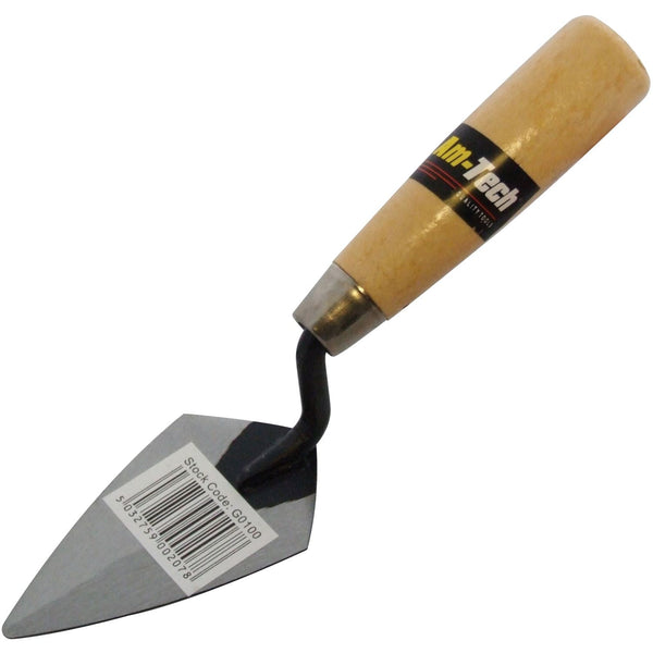 Pointing Trowel 4-inch with Wooden Handle - AM-TECH G0100