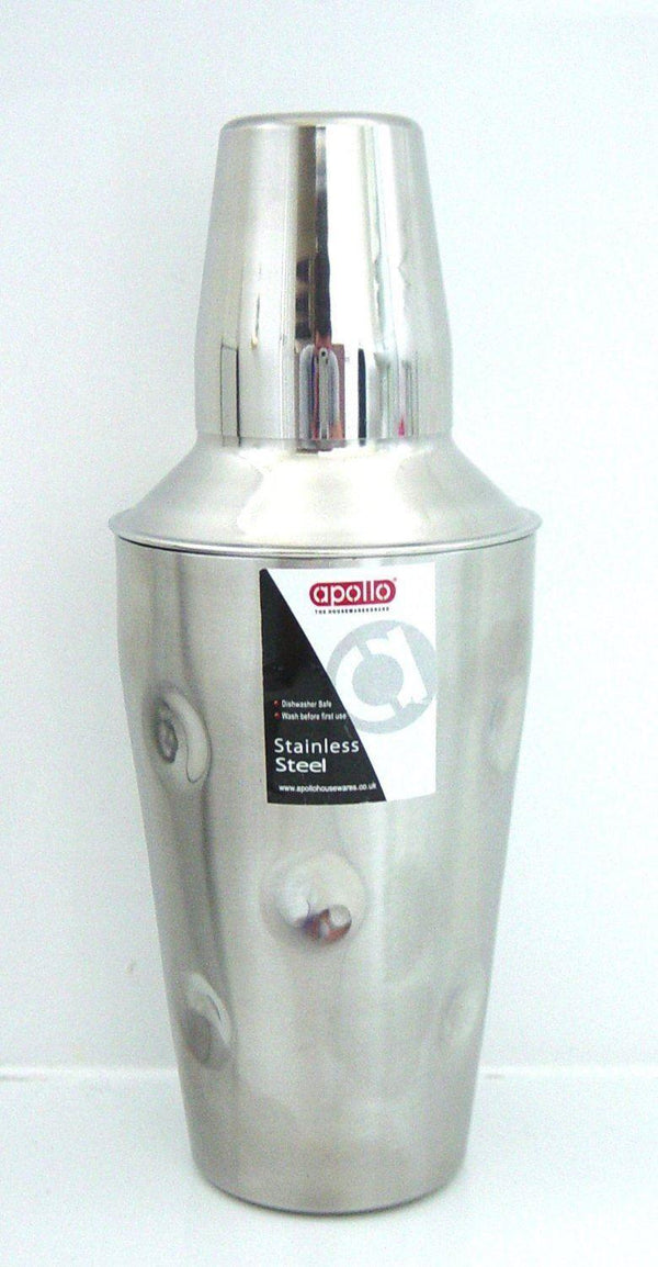 Stainless Steel Cocktail Shaker - APOLLO Dimple Effect 500ml