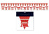 CHRISTMAS GREETING BANNER ~ FESTIVE BUNTING SET - IDEAL CHRISTMAS DECORATION TRADITIONAL RED GREEN. BSTC