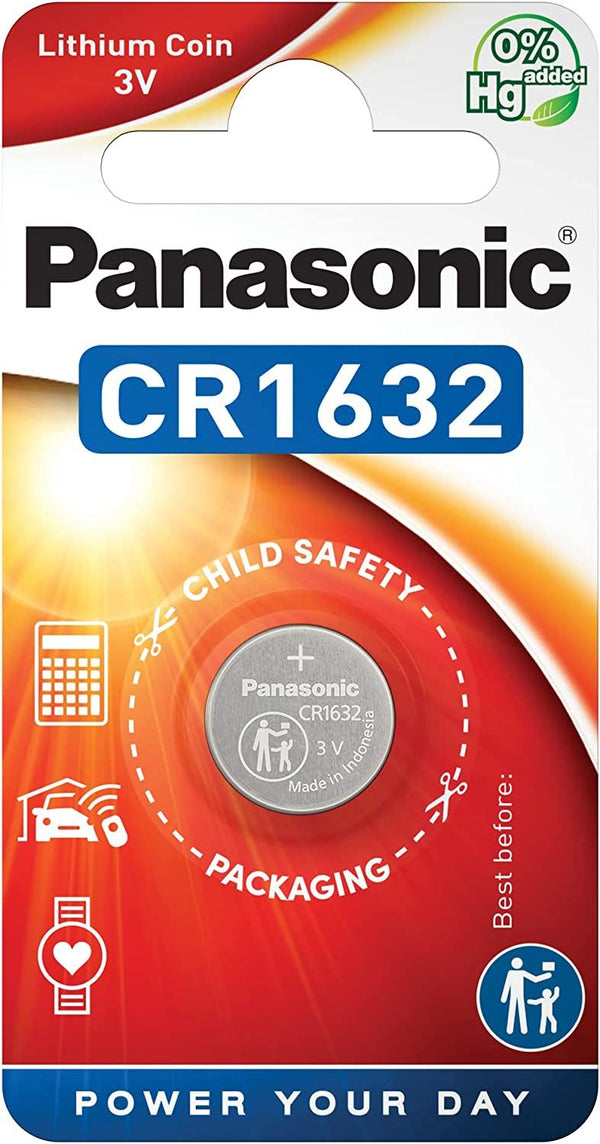 CR1632 Coin Battery - Panasonic 3V Lithium Cell | PANACR1632