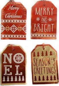 20 PACK FOIL CRAFT TAGS. X-20262-GT