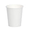 Hot Drink Cups 8oz White Single Wall - 50 Pack