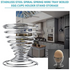 APOLLO SPIRAL CHROME EGG CUPS 6/PK. AP1689