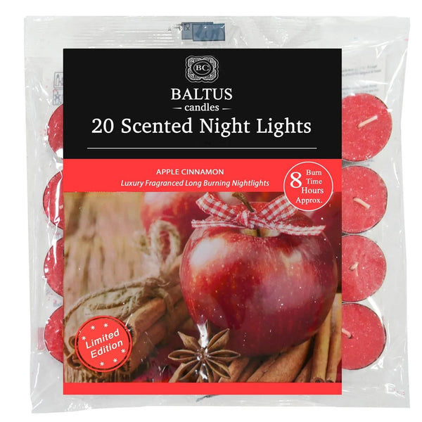 Apple Cinnamon Tea Lights - BALTUS Winter Edition 20 Pack