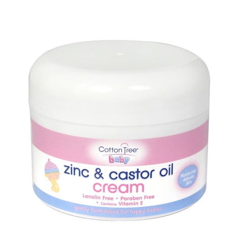 Baby Zinc Cream - Cotton Tree Castor Oil Blend 200ml CT024A