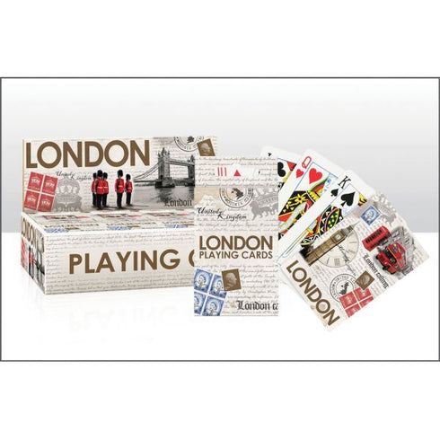 London Souvenir Cards - Unique LONDON COLLAGE PLAYING CARDS EL77602