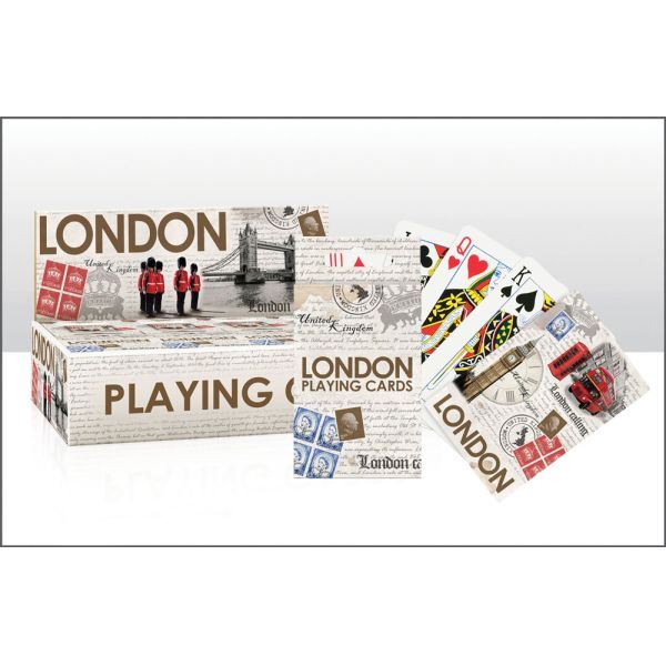 London Souvenir Cards - Unique LONDON COLLAGE PLAYING CARDS EL77602