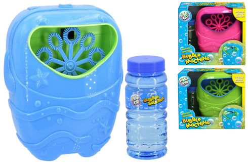 BUBBLE KIDZ BATTERY OPERATED BUBBLE MACHINE. TY7255