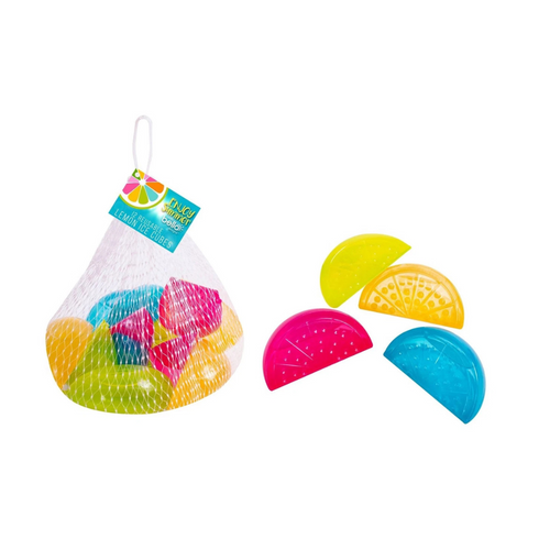 BELLO REUSABLE LEMON SHAPE ICE CUBES 12/PK. AM2179