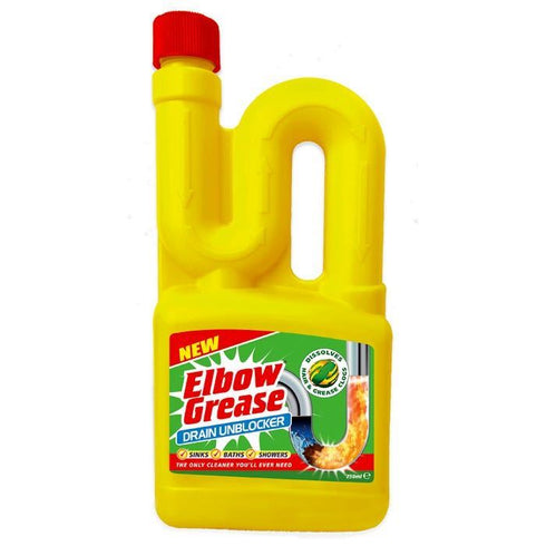Drain Cleaner Liquid - ELBOW GREASE DRAIN AWAY 750ML EG35