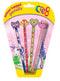 Girls Pencil Eraser Set - CRE8 4-Pack Top Erasers P2446