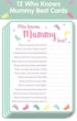 WHO KNOWS MUM BEST CARDS 12/PK. EW22770
