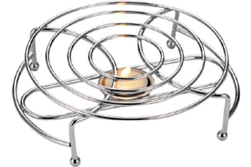 Chrome Food Warmer - APOLLO Single Round AP3466