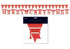 CHRISTMAS GREETING BANNER ~ FESTIVE BUNTING SET - IDEAL CHRISTMAS DECORATION TRADITIONAL RED GREEN. BSTC
