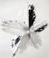 CHRISTMAS EMBOSSED HANGING SILVER AND WHITE FOIL STAR - 30 INCHES 551745. PM152360SW