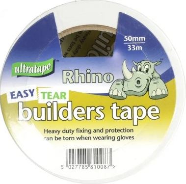 ULTRATAPE BUILDERS TAPE 50MM X 33M. 00375033WHUL