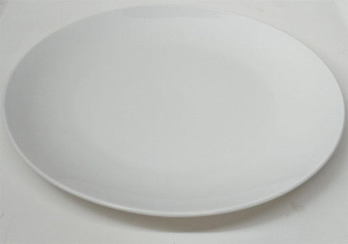CARNABY ISLINGTON ROUND WHITE PORCELAIN DINNER PLATE 10.5" / 27CM. CRM1480GE