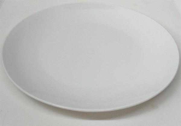 CARNABY ISLINGTON ROUND WHITE PORCELAIN DINNER PLATE 10.5" / 27CM. CRM1480GE