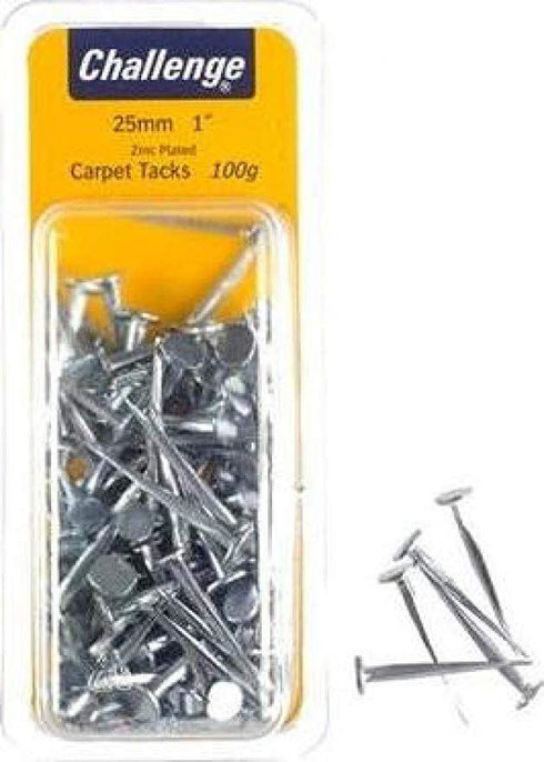 Carpet Tacks 25mm - Zinc Plated, High-Quality FS40211