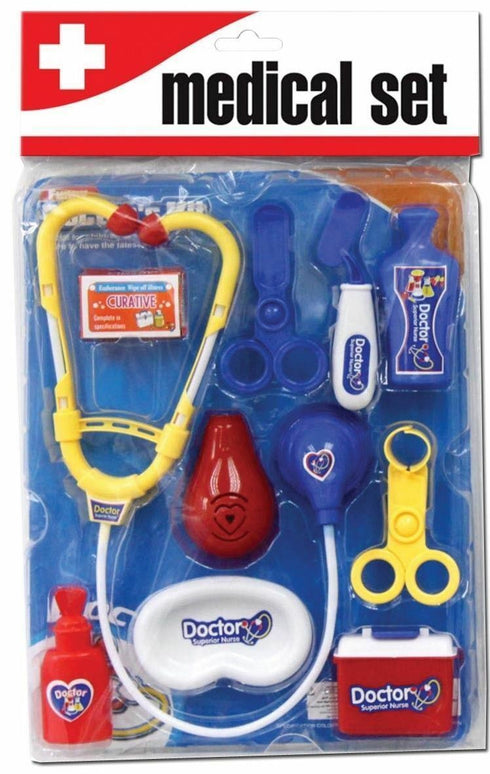 Kids Doctor Playset - Assorted Medical Dress-Up Fun TY6417