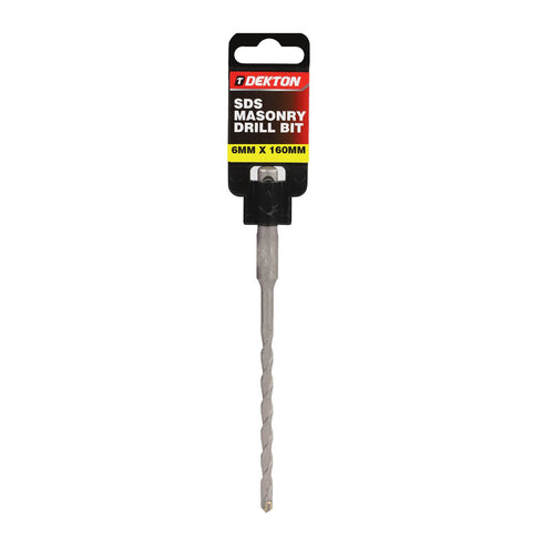 DEKTON SDS MASONRY DRILL BIT 6MM X 160MM. DT80007