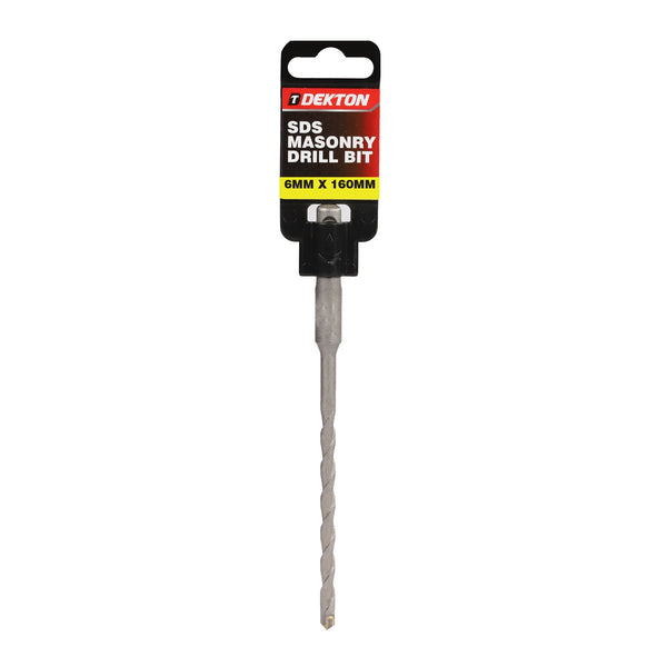 DEKTON SDS MASONRY DRILL BIT 6MM X 160MM. DT80007