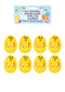 Easter Egg Capsules - Chick Shaped 60mm 8 Pack E21125