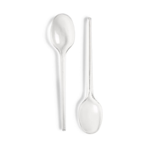 Heavy Duty Plastic Teaspoons - 100 Pack Clear PS Teaspoon 0045100CL