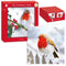GIFTMAKER CHRISTMAS ROBIN GREETINGS CARDS 10/PK. GC801