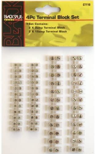 Terminal Block Set - BLACKSPUR 3/15A 4pcs BB-CT110
