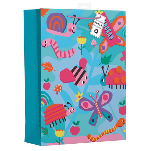 Decoupage Gift Bags - Extra Large Insect Design | GIFTMAKER YANGB30X