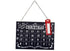 CHRISTMAS COUNTDOWN ADVENT BLACK BOARD WITH WHITE CHALK 525012. 551703