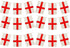 SHATCHI ENGLAND ST GEORGES BUNTING 20 FLAG 10M. 117940