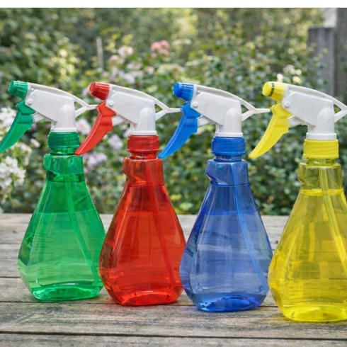 GREEN BLADE ASSORTED COLOUR HAND SPRAY BOTTLE 350ML. BB-SN102