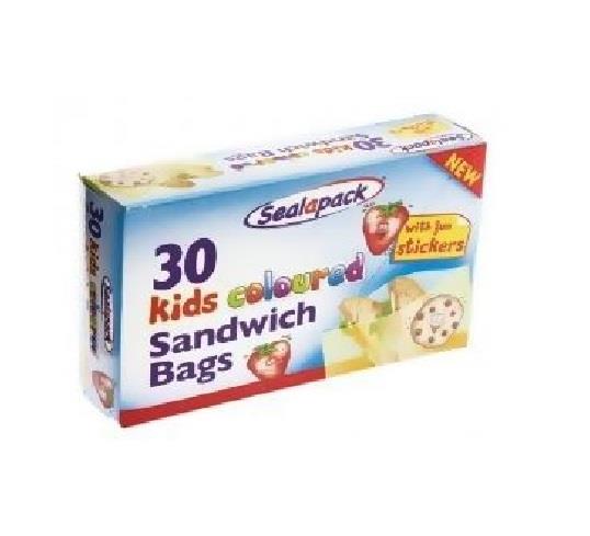 Kids Sandwich Bags - Colorful Lunch Storage for School