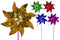 Metallic Windmill Toy - 18CM Foil Windmill TY4913
