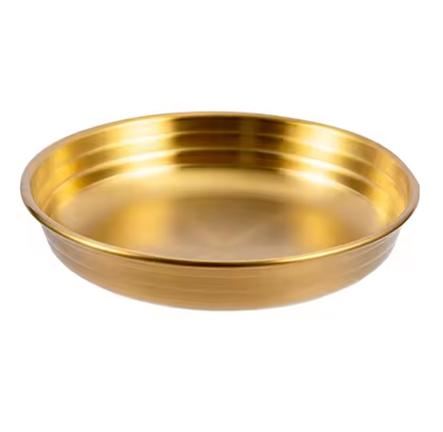 GOLD PLATED DEEP PLATE 20CM. TS63042