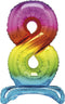 Giant Rainbow Number Balloon - Colorful Party Decor | UNI13268
