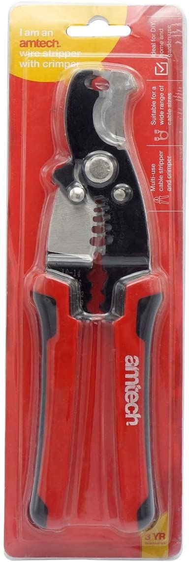 AMTECH Wire Stripper with Crimper AMB4290 - Top Quality Tool