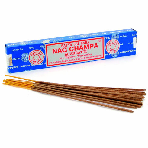 Satya Nag Champa Incense Sticks 15g - Pack of 12 | GSDINC112